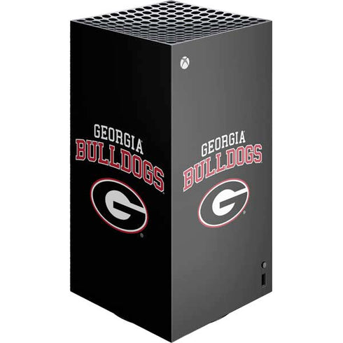 University of Georgia Bulldogs XBox Series X Digital Edition Console Skin